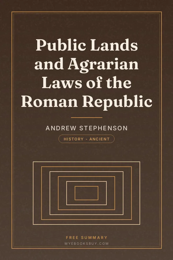 Cover of Public Lands and Agrarian Laws of the Roman Republic
