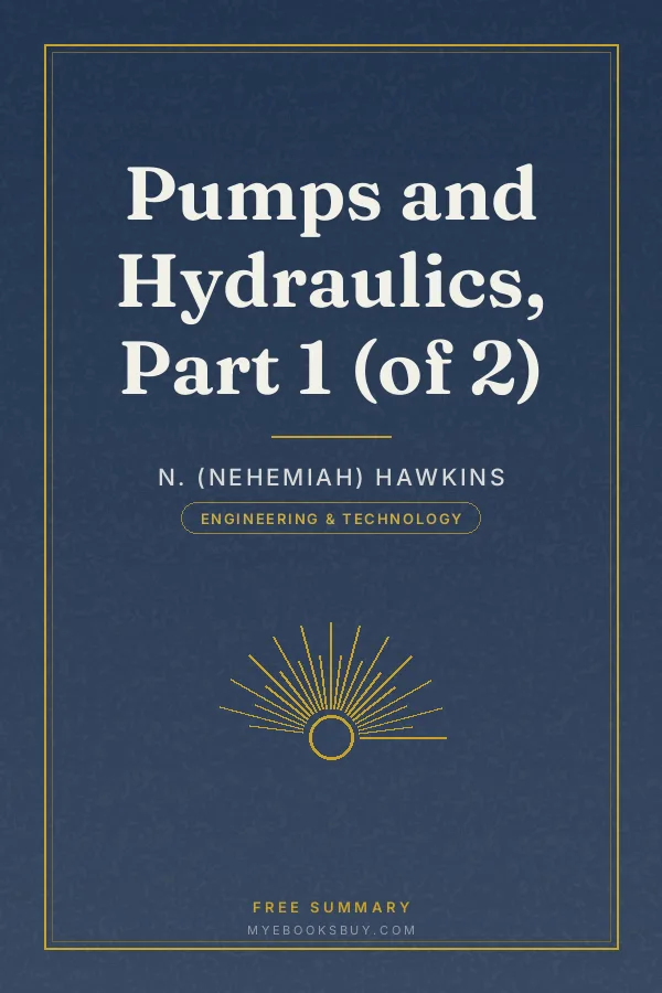 Cover of Pumps and Hydraulics, Part 1 (of 2)