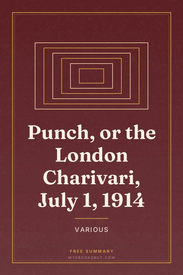 Cover of Punch, or the London Charivari, July 1, 1914