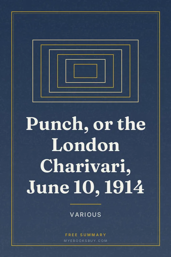 Cover of Punch, or the London Charivari, June 10, 1914