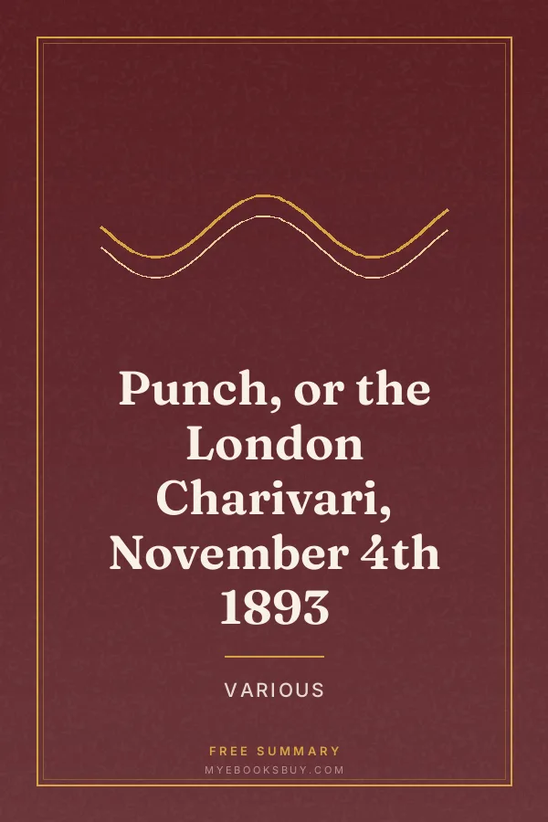 Cover of Punch, or the London Charivari, November 4th 1893