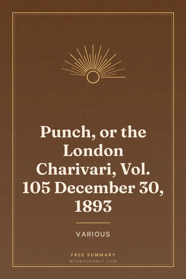 Cover of Punch, or the London Charivari, Vol. 105 December 30, 1893