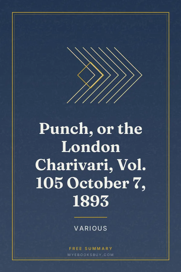 Cover of Punch, or the London Charivari, Vol. 105 October 7, 1893