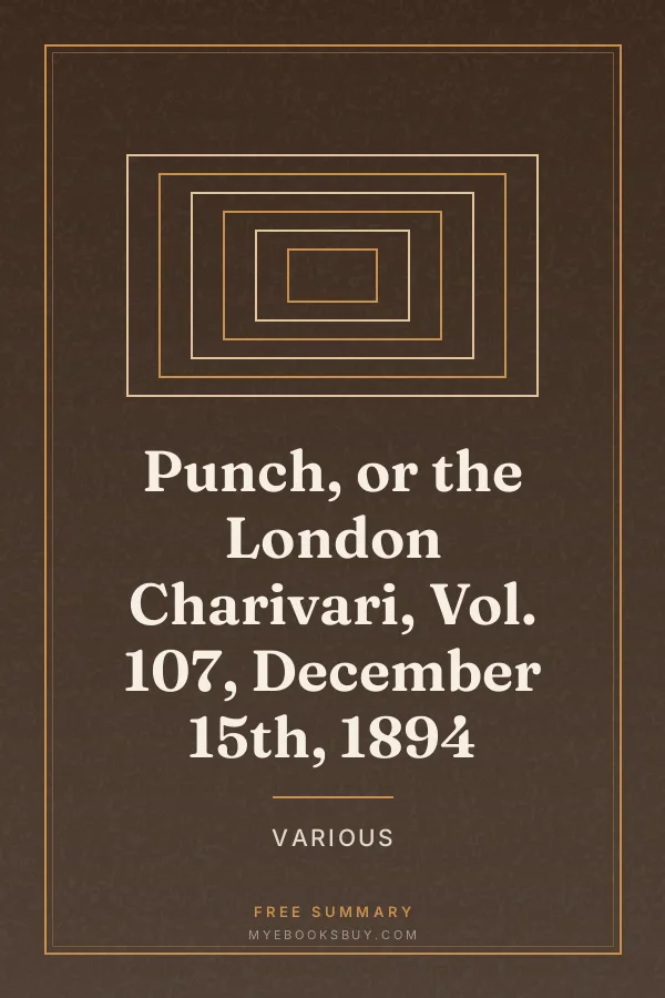 Cover of Punch, or the London Charivari, Vol. 107, December 15th, 1894
