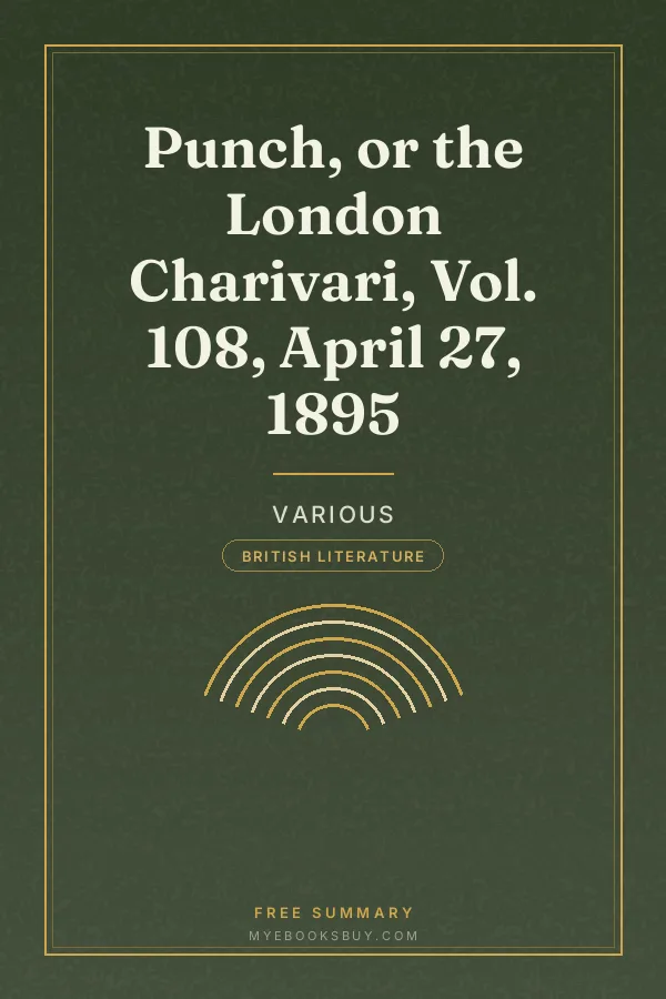 Cover of Punch, or the London Charivari, Vol. 108, April 27, 1895