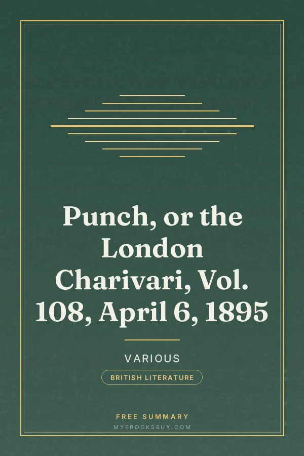 Cover of Punch, or the London Charivari, Vol. 108, April 6, 1895