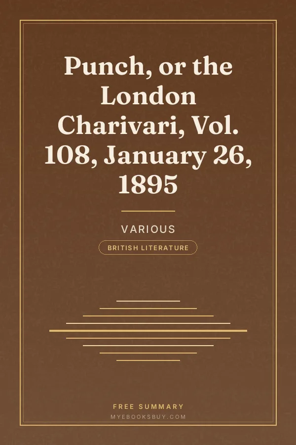 Cover of Punch, or the London Charivari, Vol. 108, January 26, 1895