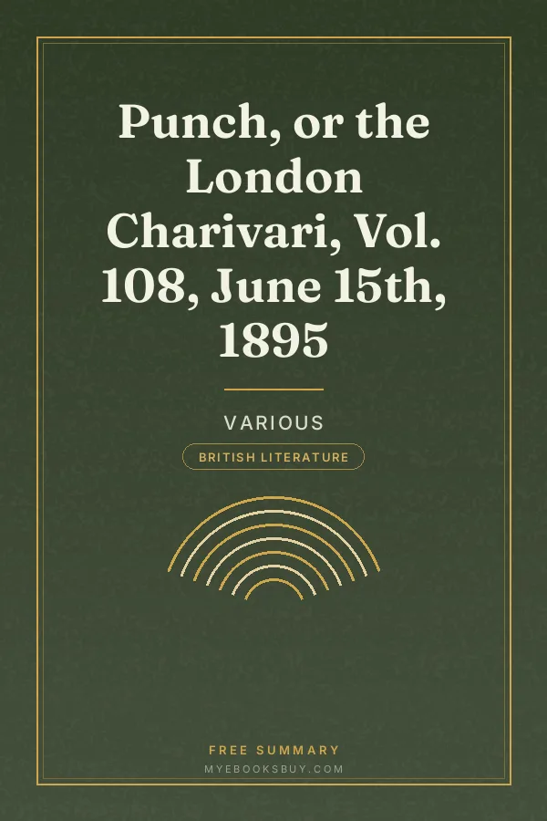 Cover of Punch, or the London Charivari, Vol. 108, June 15th, 1895