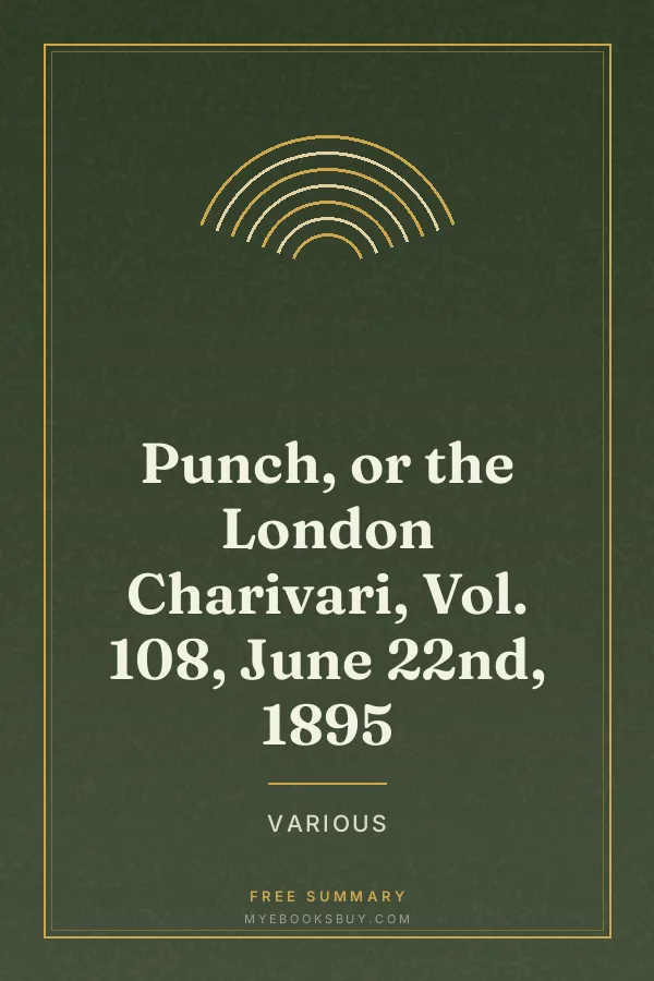 Cover of Punch, or the London Charivari, Vol. 108, June 22nd, 1895