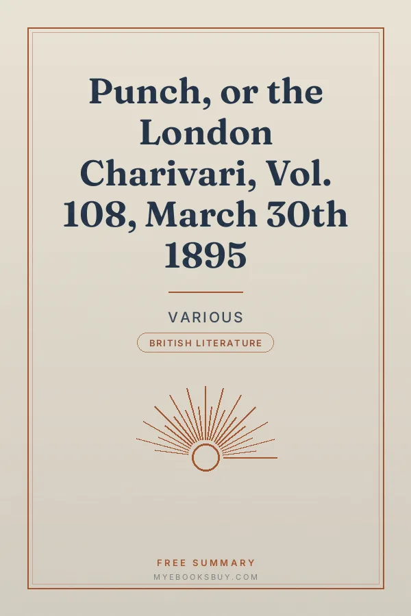 Cover of Punch, or the London Charivari, Vol. 108, March 30th 1895