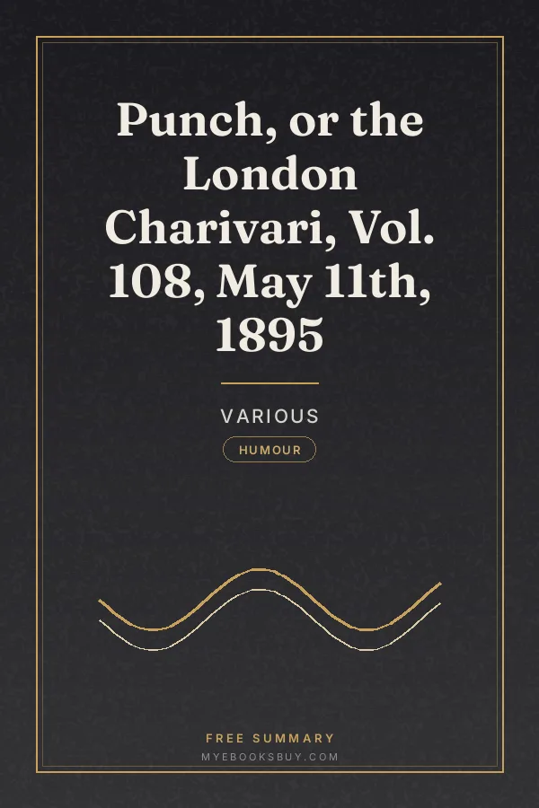 Cover of Punch, or the London Charivari, Vol. 108, May 11th, 1895
