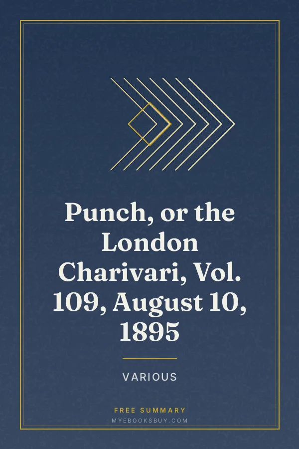 Cover of Punch, or the London Charivari, Vol. 109, August 10, 1895