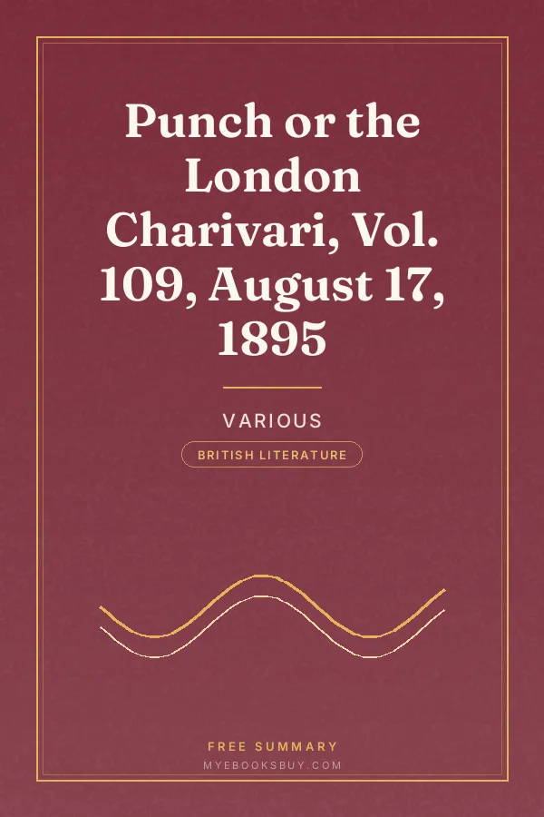 Cover of Punch or the London Charivari, Vol. 109, August 17, 1895
