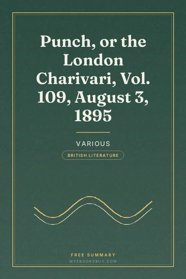Cover of Punch, or the London Charivari, Vol. 109, August 3, 1895