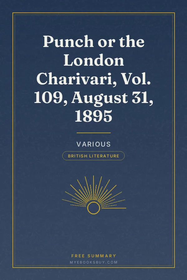 Cover of Punch or the London Charivari, Vol. 109, August 31, 1895