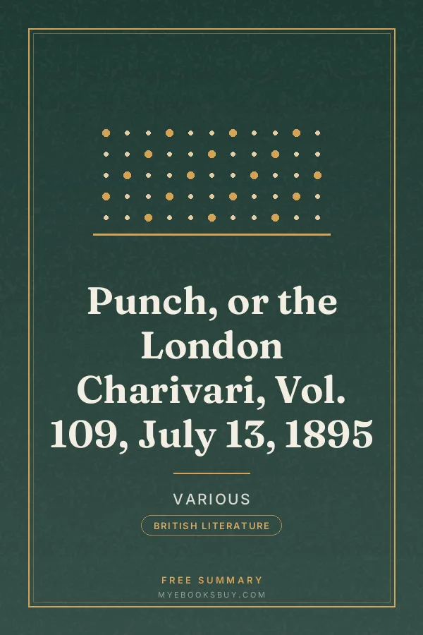 Cover of Punch, or the London Charivari, Vol. 109, July 13, 1895