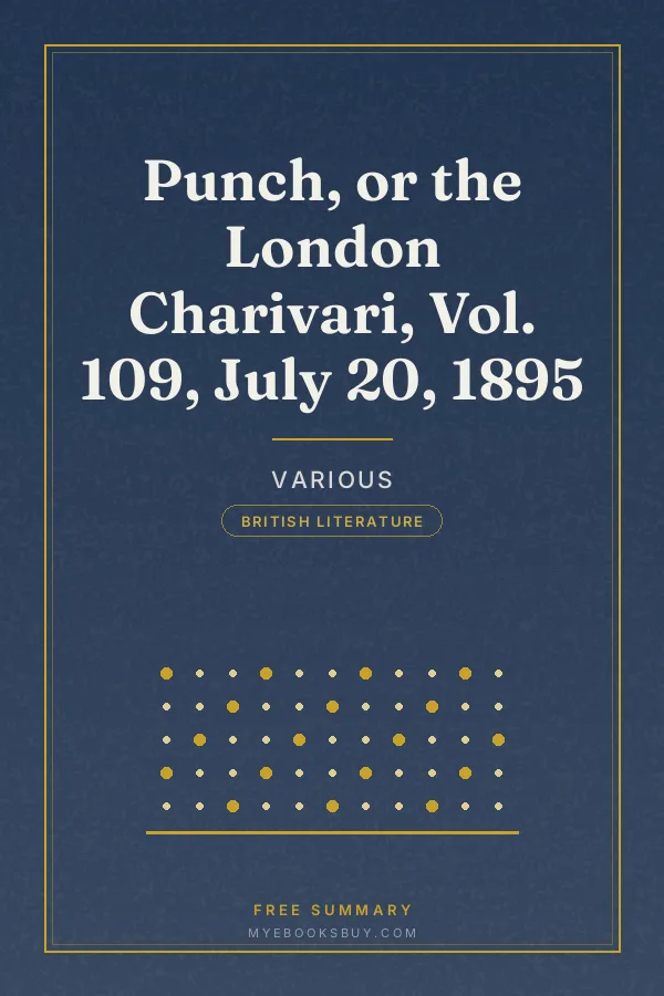 Cover of Punch, or the London Charivari, Vol. 109, July 20, 1895