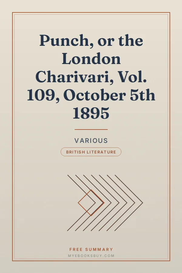 Cover of Punch, or the London Charivari, Vol. 109, October 5th 1895