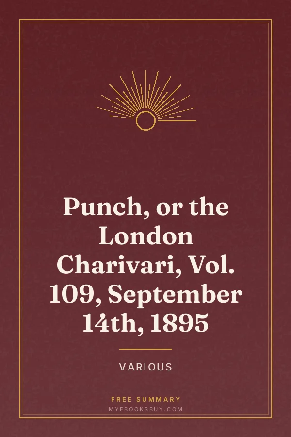 Cover of Punch, or the London Charivari, Vol. 109, September 14th, 1895