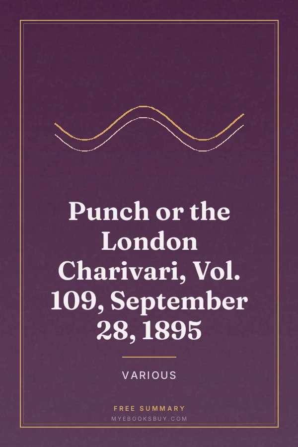 Cover of Punch or the London Charivari, Vol. 109, September 28, 1895