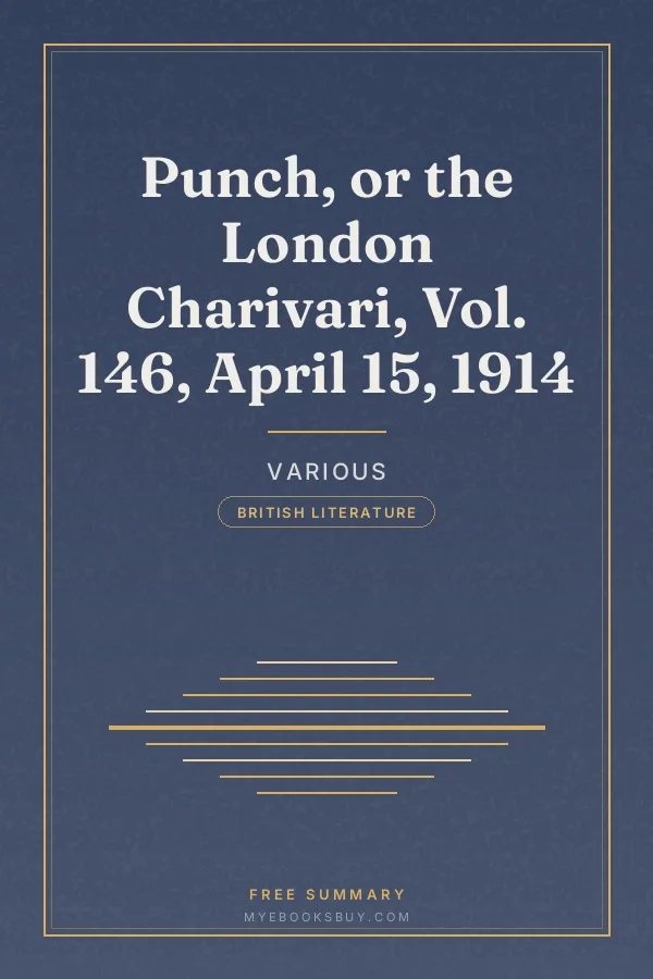 Cover of Punch, or the London Charivari, Vol. 146, April 15, 1914
