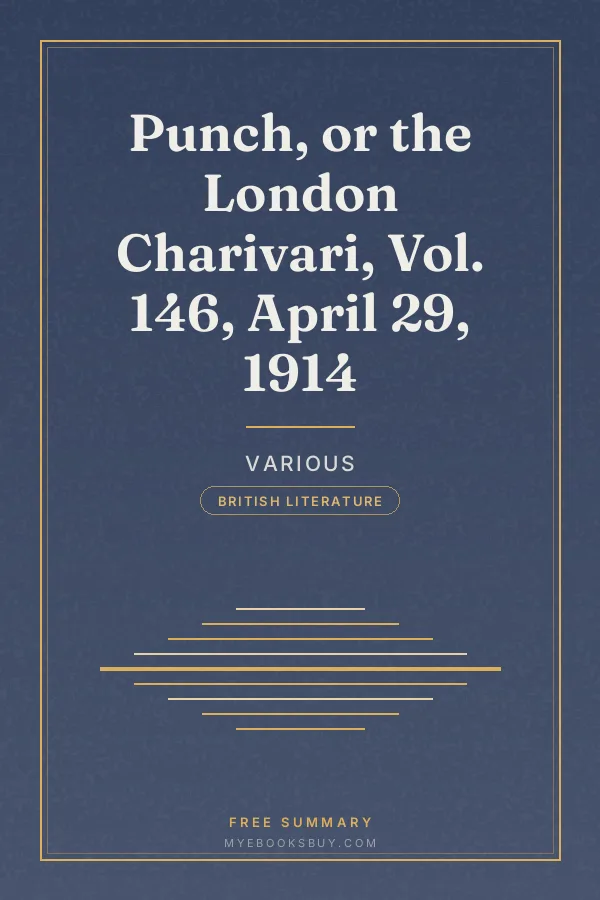 Cover of Punch, or the London Charivari, Vol. 146, April 29, 1914