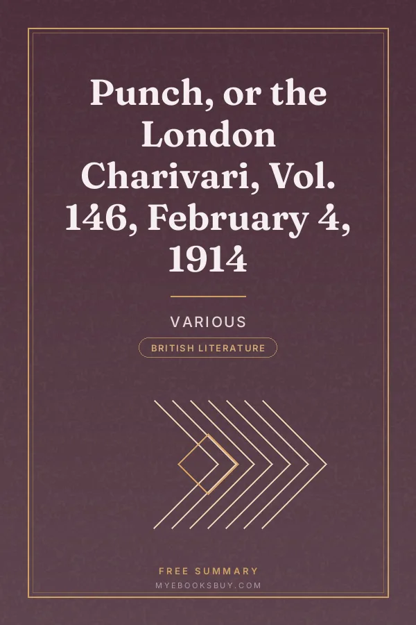 Cover of Punch, or the London Charivari, Vol. 146, February 4, 1914