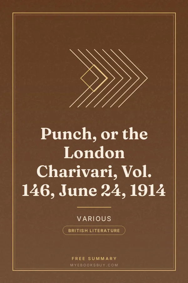Cover of Punch, or the London Charivari, Vol. 146, June 24, 1914