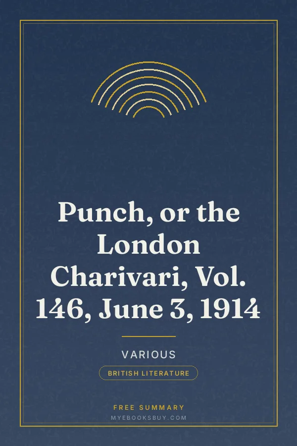 Cover of Punch, or the London Charivari, Vol. 146, June 3, 1914
