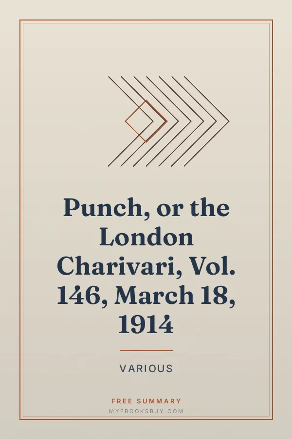 Cover of Punch, or the London Charivari, Vol. 146, March 18, 1914