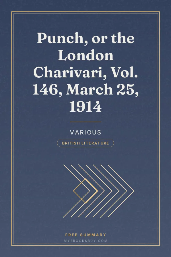 Cover of Punch, or the London Charivari, Vol. 146, March 25, 1914