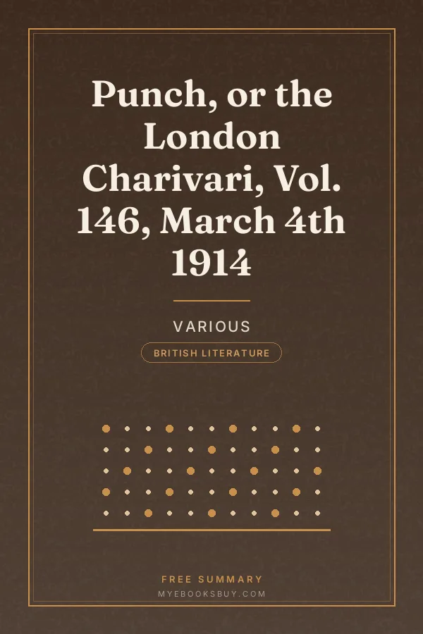 Cover of Punch, or the London Charivari, Vol. 146, March 4th 1914