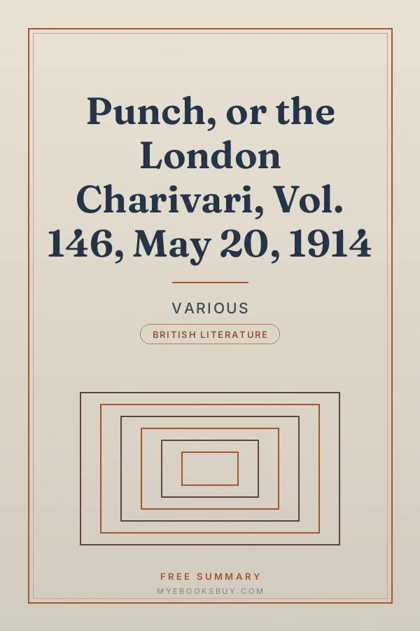 Cover of Punch, or the London Charivari, Vol. 146, May 20, 1914