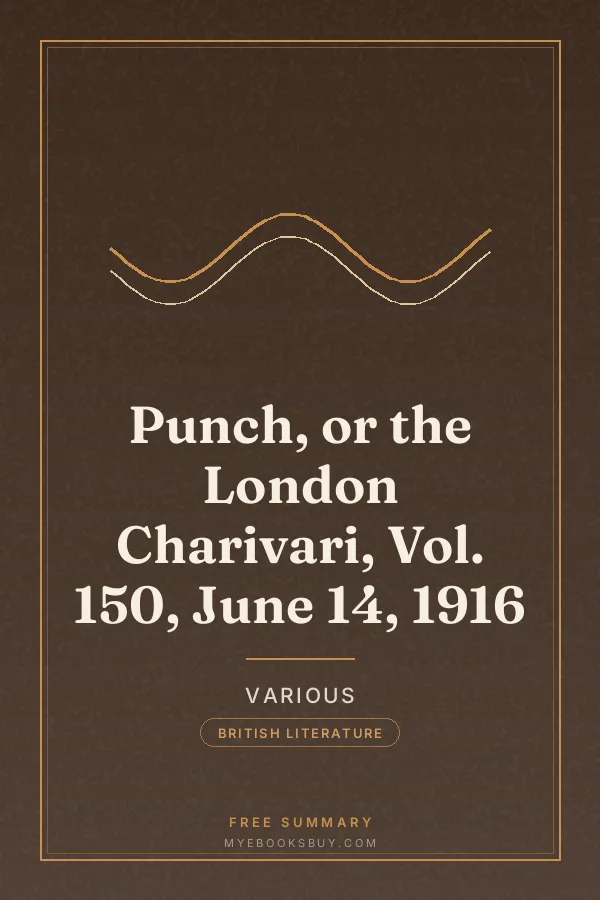 Cover of Punch, or the London Charivari, Vol. 150, June 14, 1916