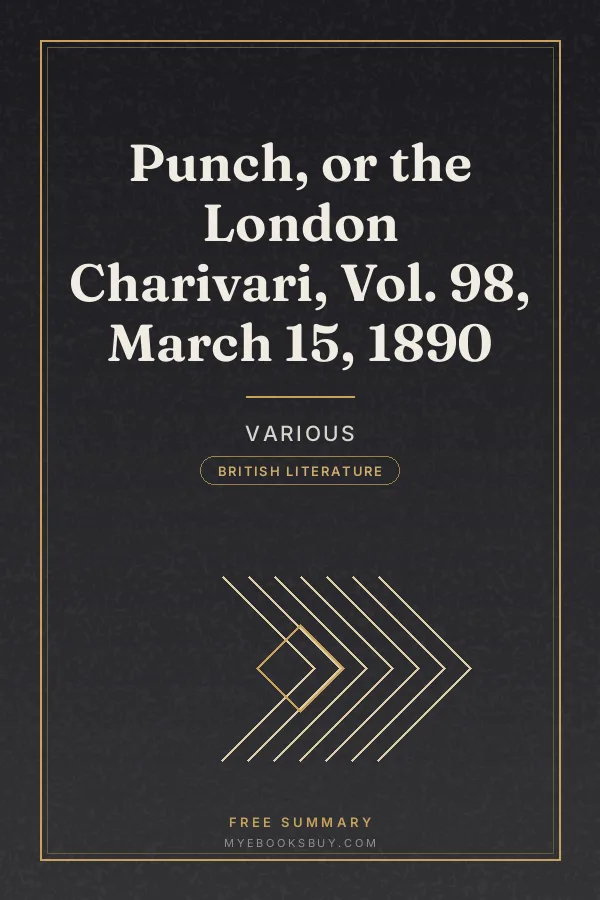 Cover of Punch, or the London Charivari, Vol. 98, March 15, 1890