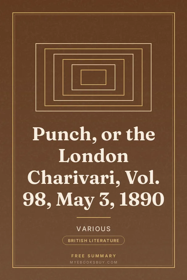 Cover of Punch, or the London Charivari, Vol. 98, May 3, 1890