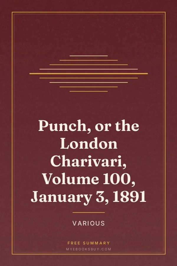 Cover of Punch, or the London Charivari, Volume 100, January 3, 1891