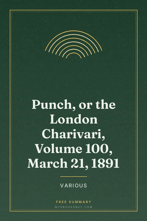Cover of Punch, or the London Charivari, Volume 100, March 21, 1891