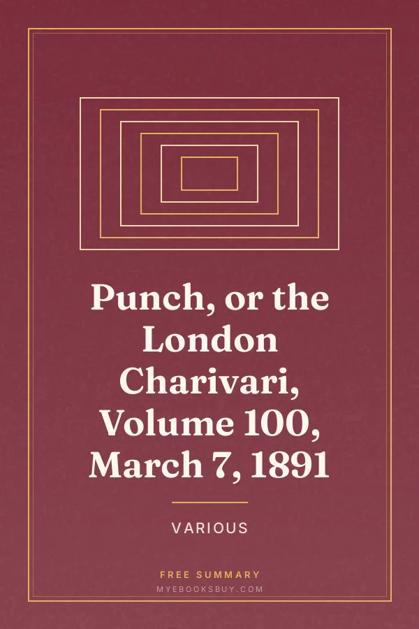 Cover of Punch, or the London Charivari, Volume 100, March 7, 1891