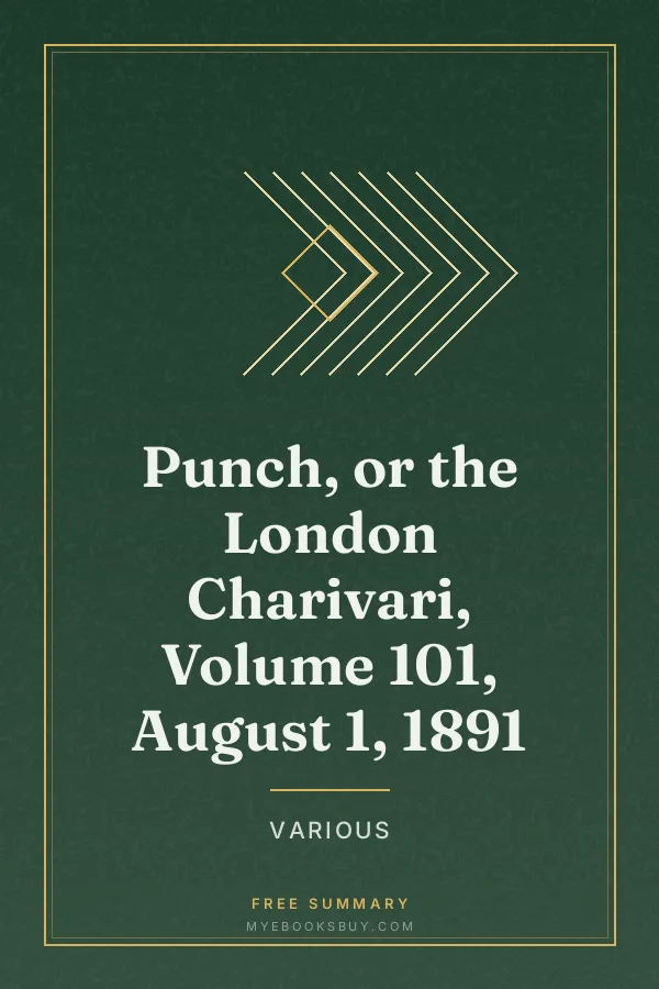 Cover of Punch, or the London Charivari, Volume 101, August 1, 1891