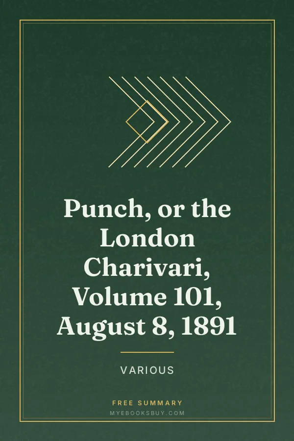 Cover of Punch, or the London Charivari, Volume 101, August 8, 1891
