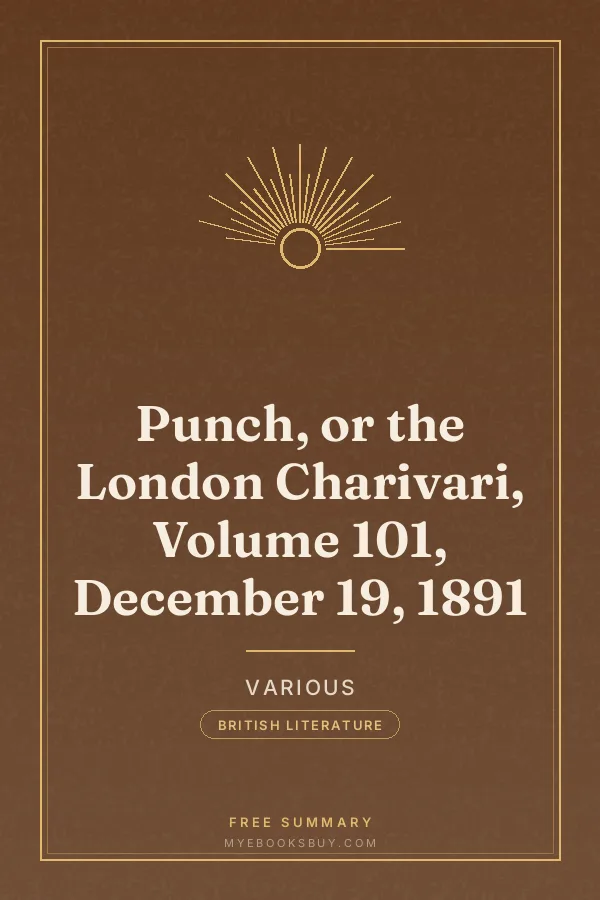 Cover of Punch, or the London Charivari, Volume 101, December 19, 1891