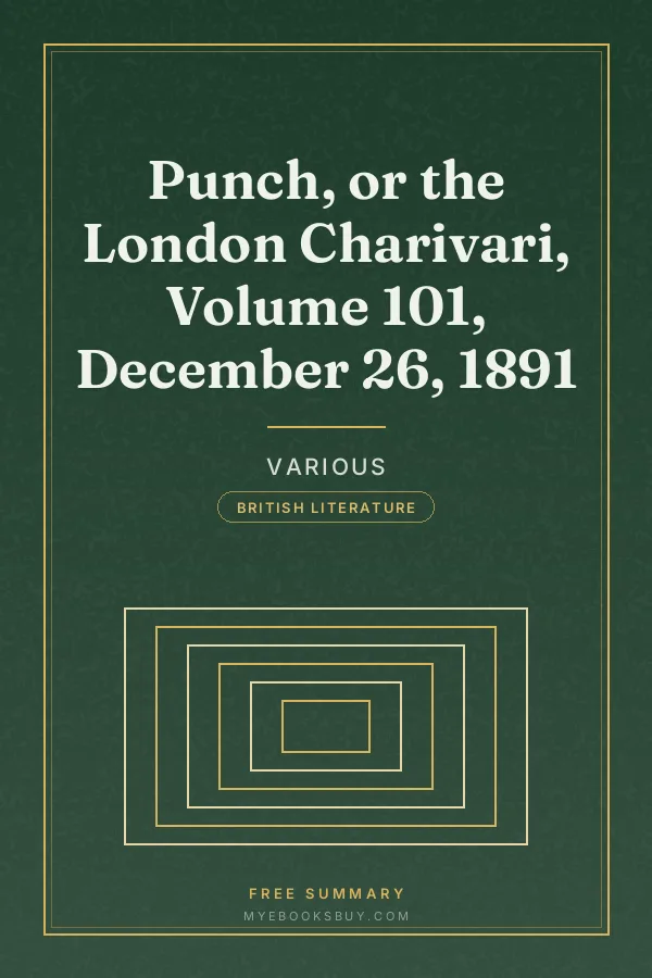 Cover of Punch, or the London Charivari, Volume 101, December 26, 1891
