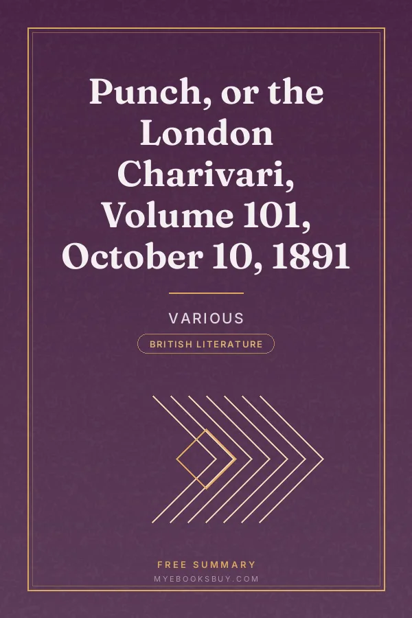 Cover of Punch, or the London Charivari, Volume 101, October 10, 1891
