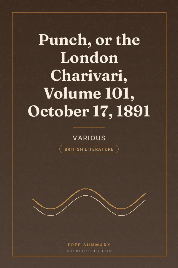 Cover of Punch, or the London Charivari, Volume 101, October 17, 1891