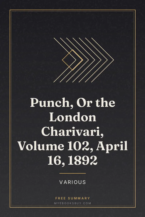 Cover of Punch, Or the London Charivari, Volume 102, April 16, 1892