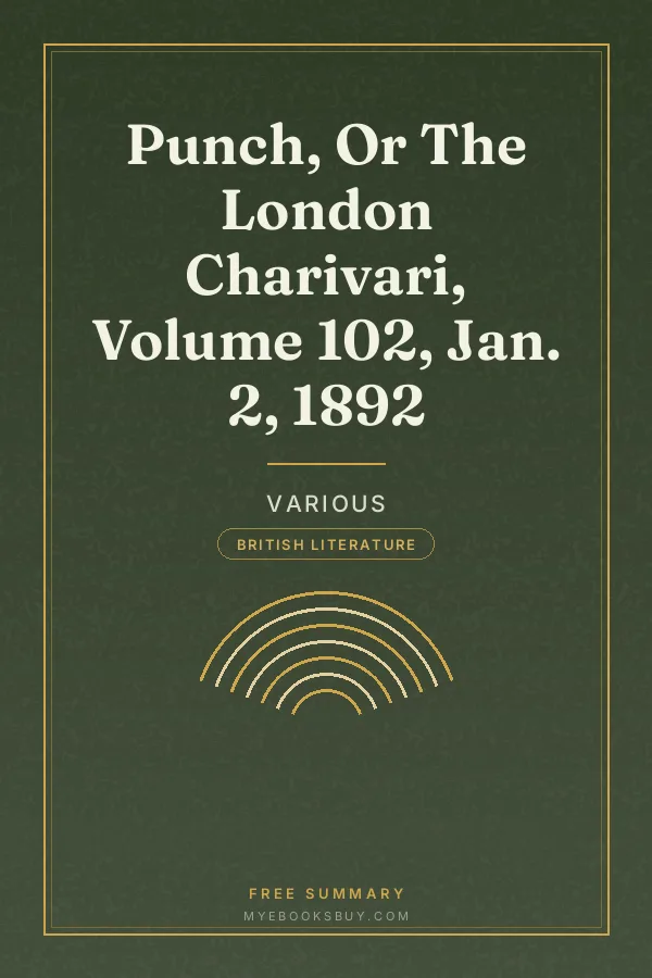 Cover of Punch, Or The London Charivari, Volume 102, Jan. 2, 1892