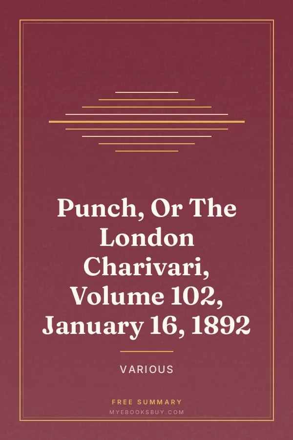 Cover of Punch, Or The London Charivari, Volume 102, January 16, 1892