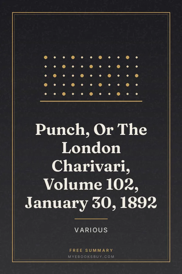 Cover of Punch, Or The London Charivari, Volume 102, January 30, 1892