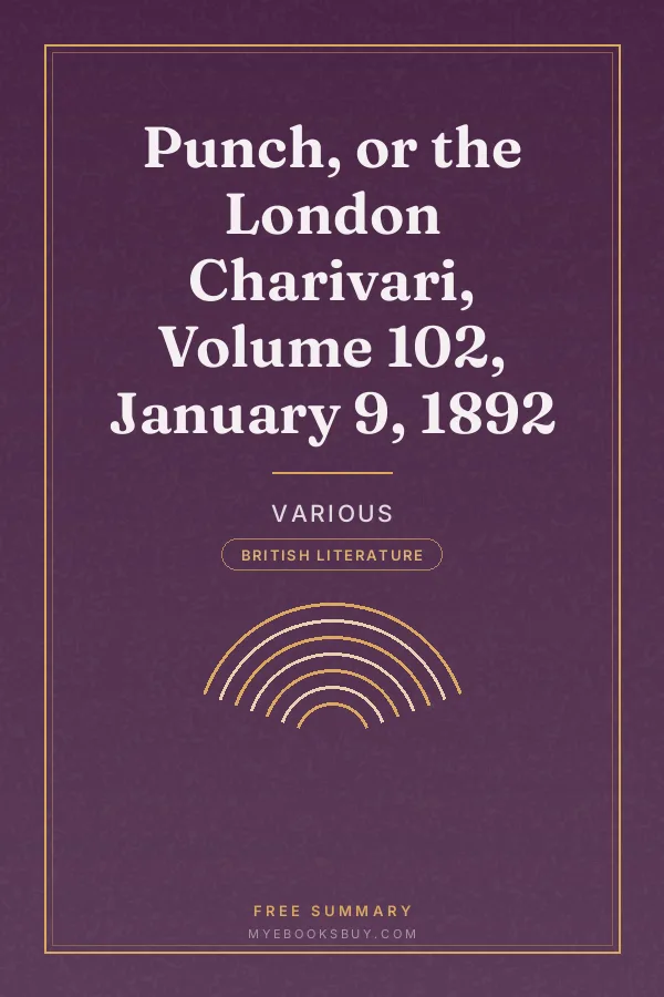 Cover of Punch, or the London Charivari, Volume 102, January 9, 1892